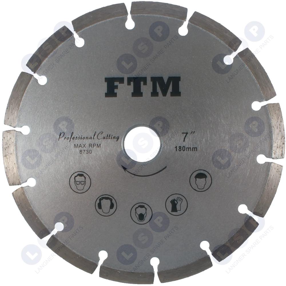 Segmentový diamantový kotúč 180mm FTM-7SS
